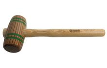 ‘DYNACHOC’ WOODEN MALLET - WITH FIBREGLASS BANDS AND HICKORY HANDLE thumbnail
