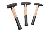 SET OF MACHINIST’S HAMMERS - 3 PIECES - HICKORY SLEEVE thumbnail