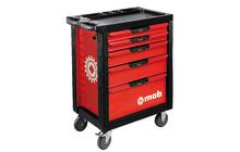 PROLINER TOOL TROLLEY WITH 5 DRAWERS - RED thumbnail